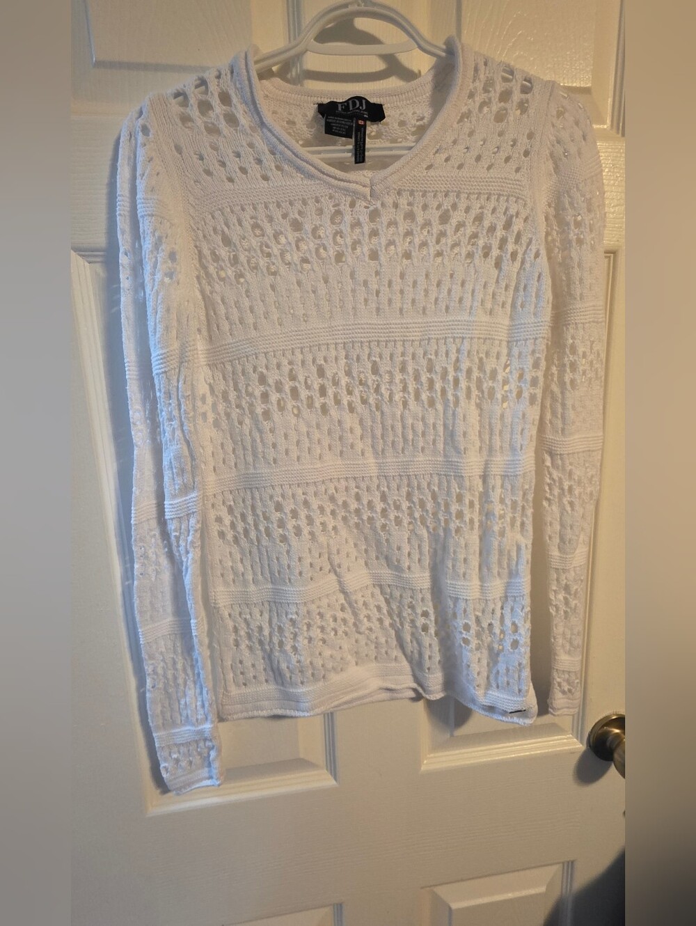 4/$67 Deal! FDJ French Dressing White Sweater
